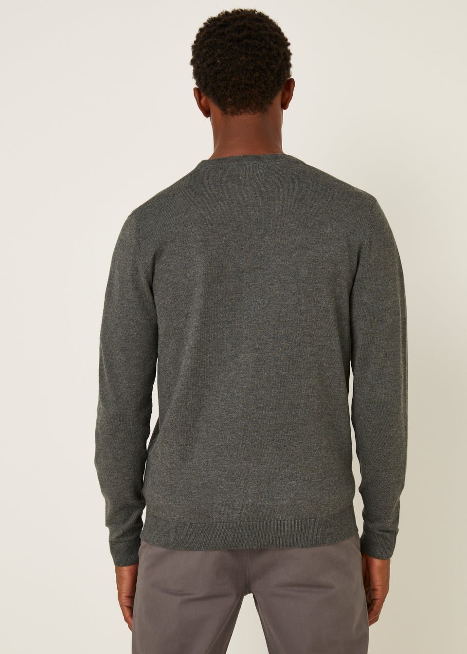 Charcoal Button Cardigan Matalan