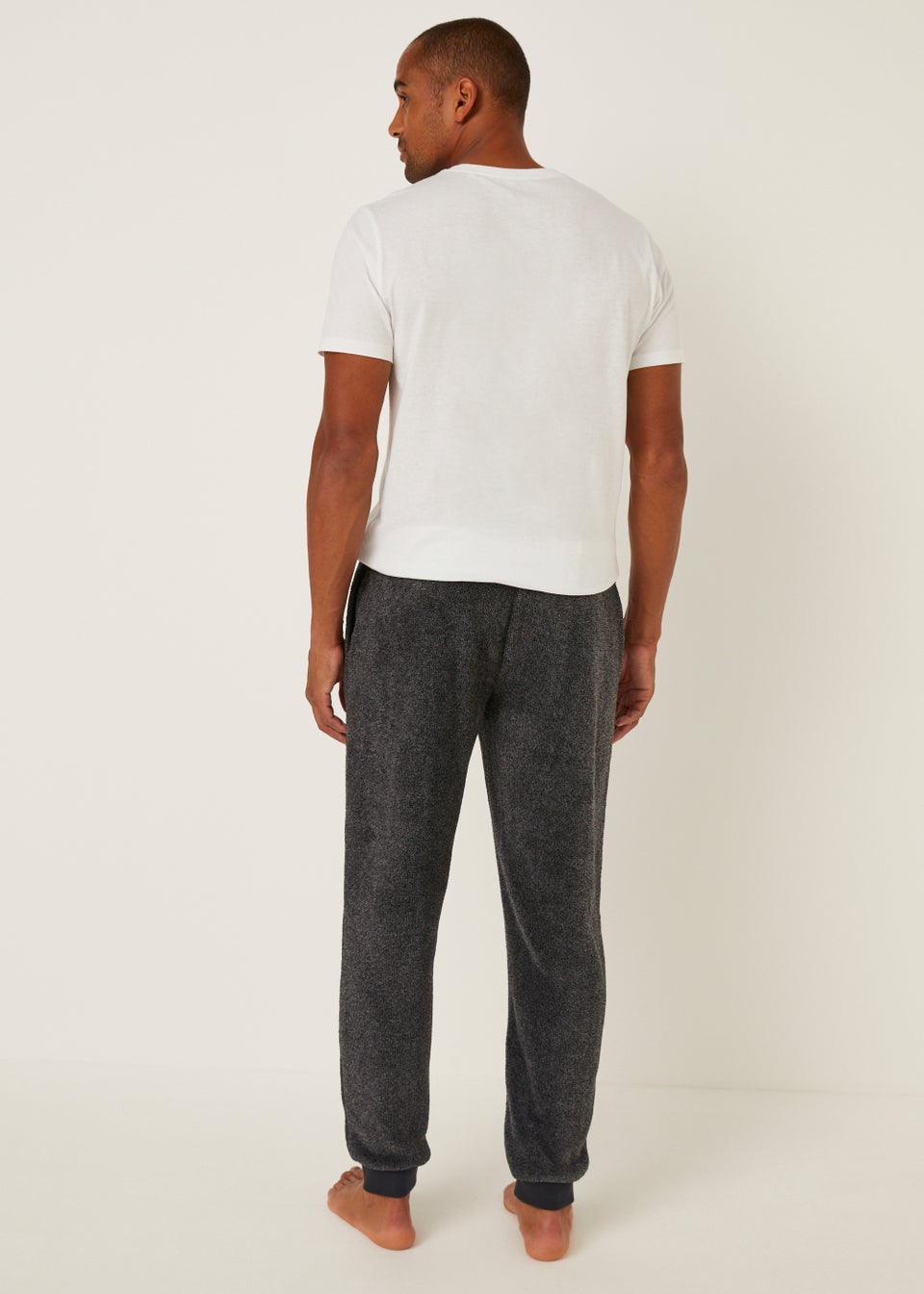 Grey Fleece Pyjama Bottoms Matalan