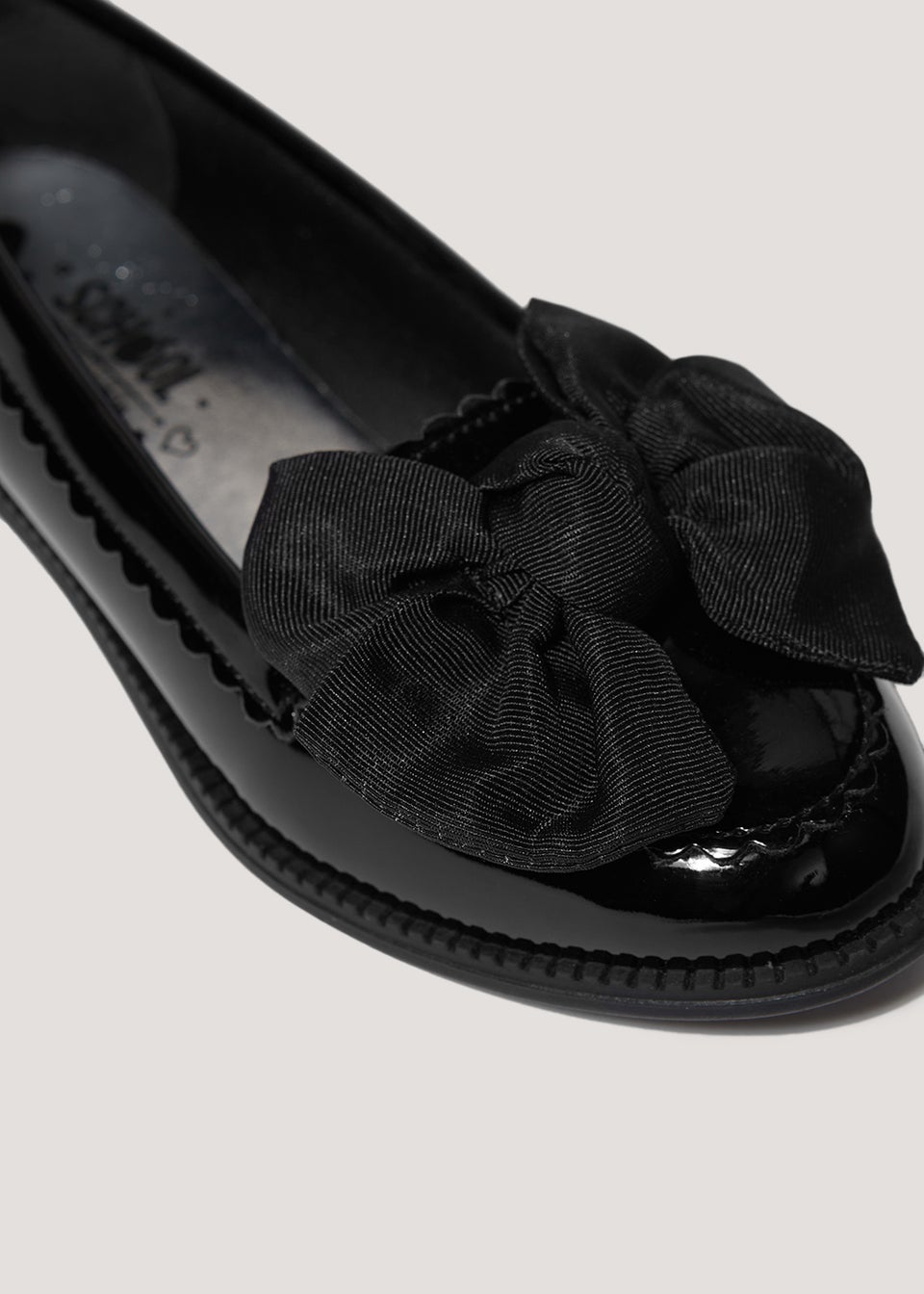 Girls clearance black loafers