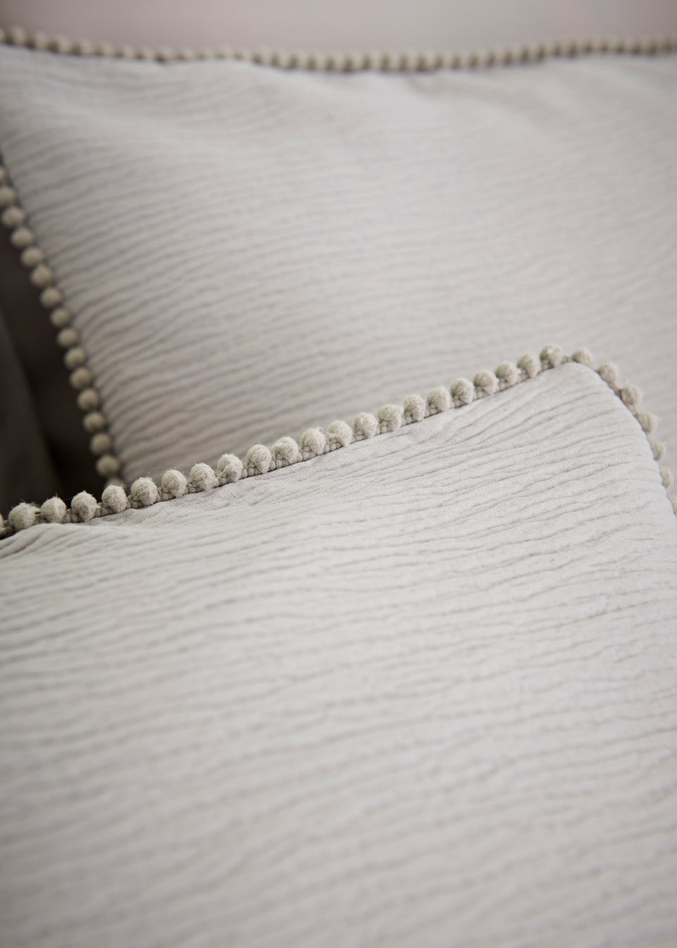 Grey Muslin Duvet Cover