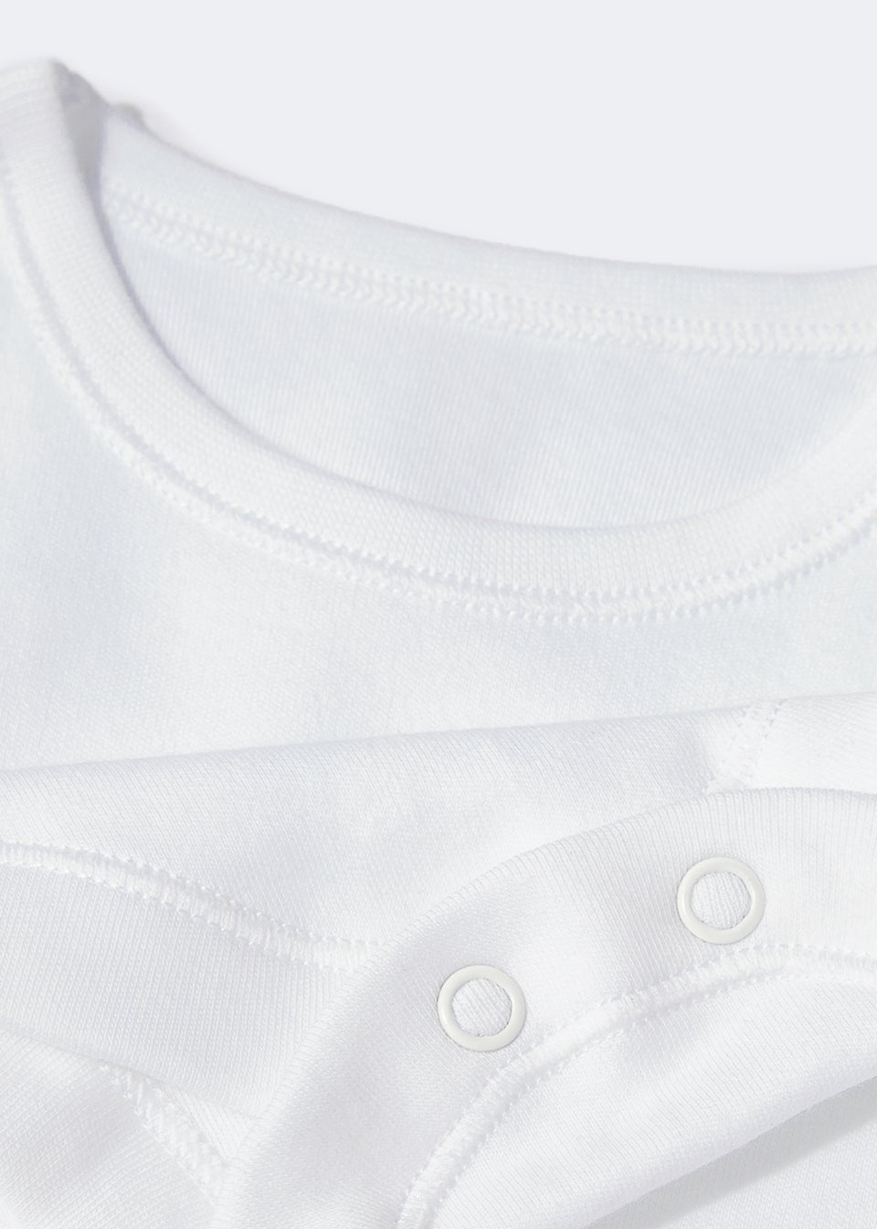 Baby 5 Pack White Sleeveless Bodysuits (Newborn-23mths)