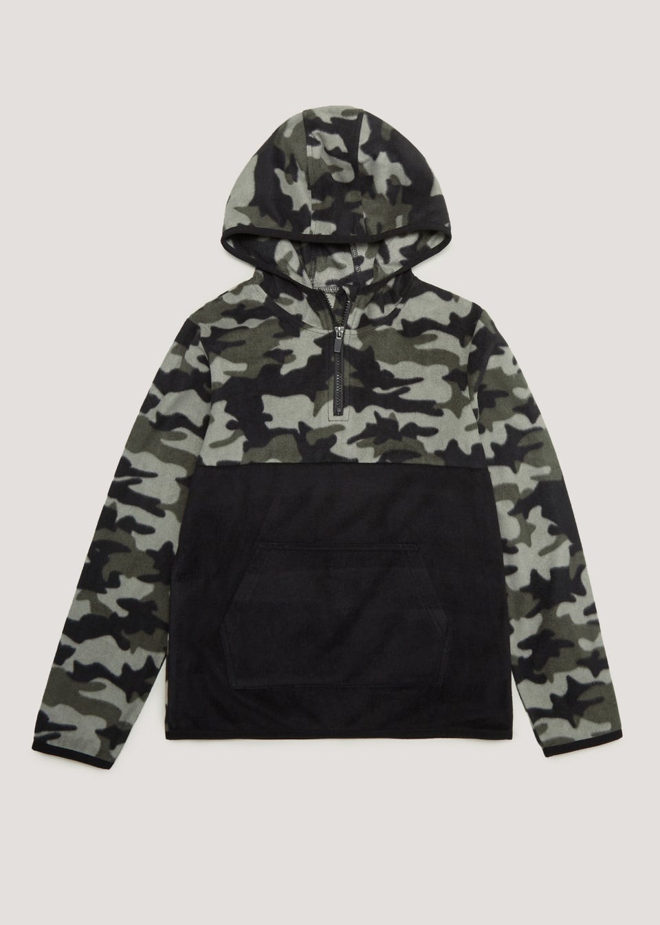 Half zip sales camo pullover