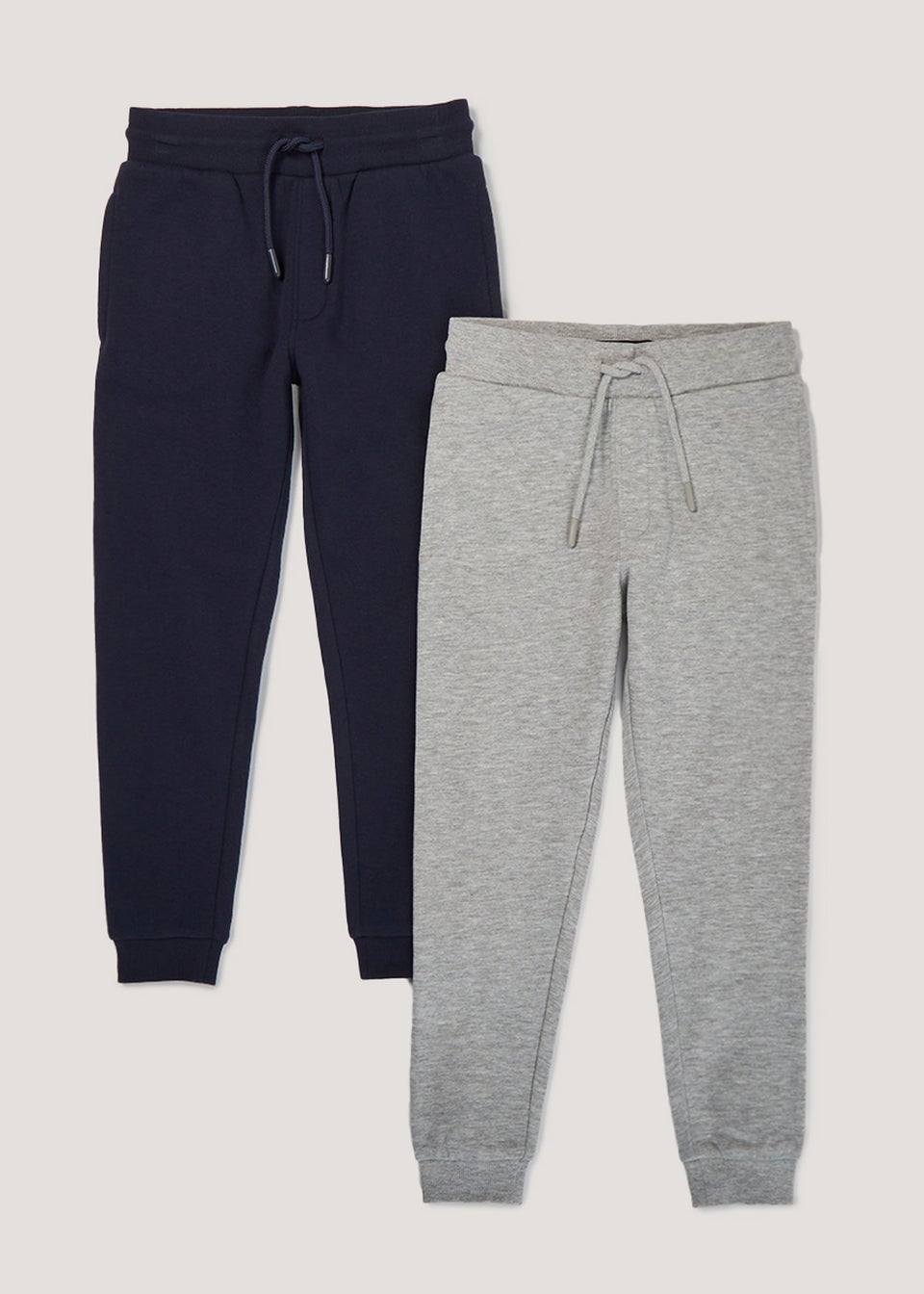 Boys 2 Pack Cuffed Joggers 4 13yrs Matalan