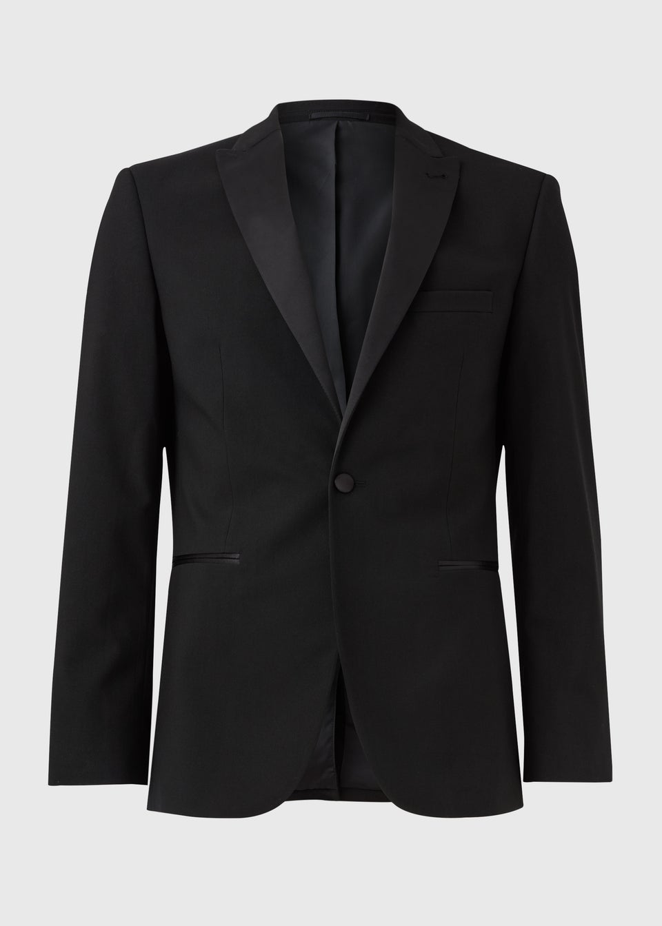 Taylor & Wright Black Tailored Fit Dinner Suit Jacket
