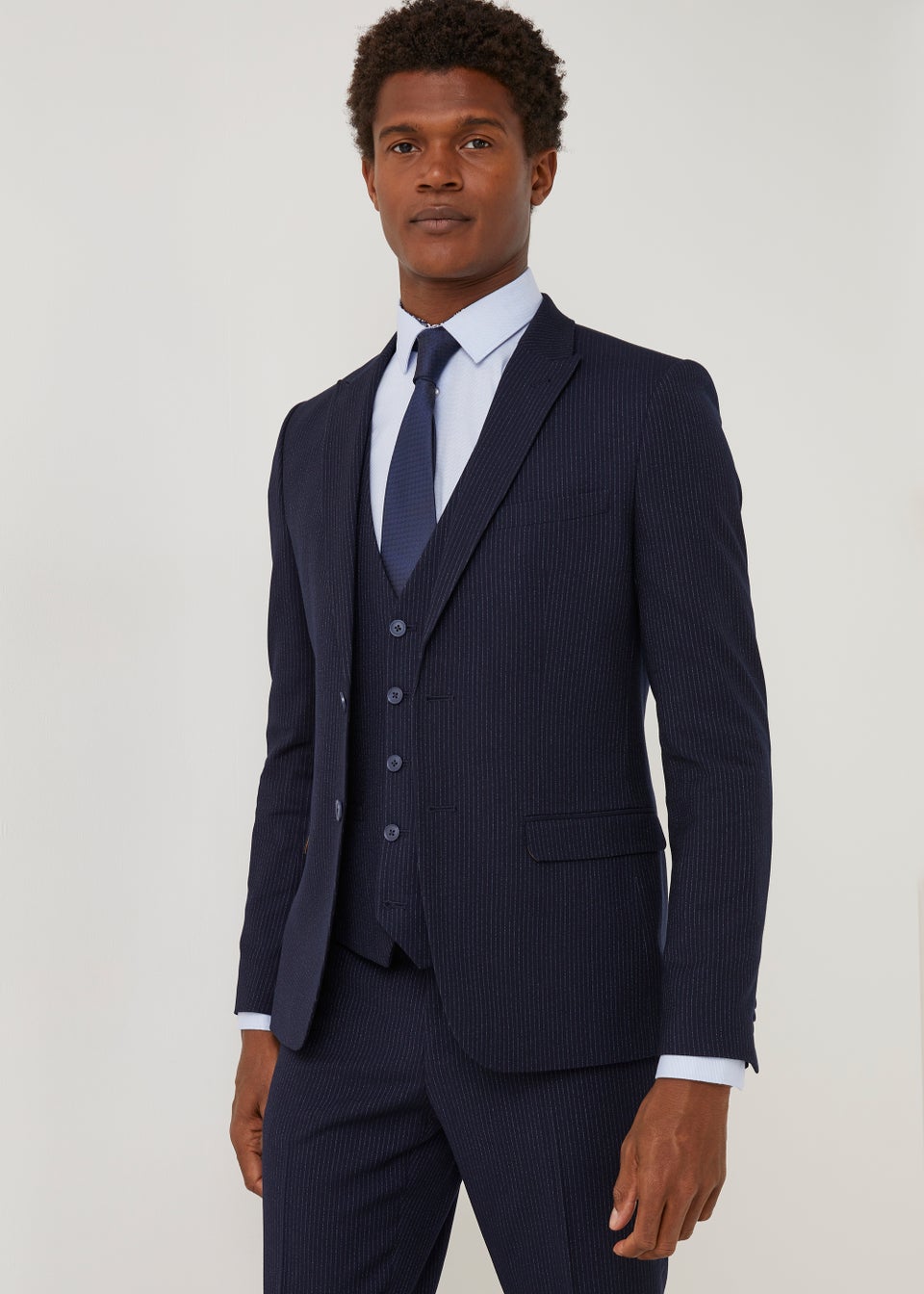 Taylor & Wright Milne Navy Skinny Fit Suit Jacket