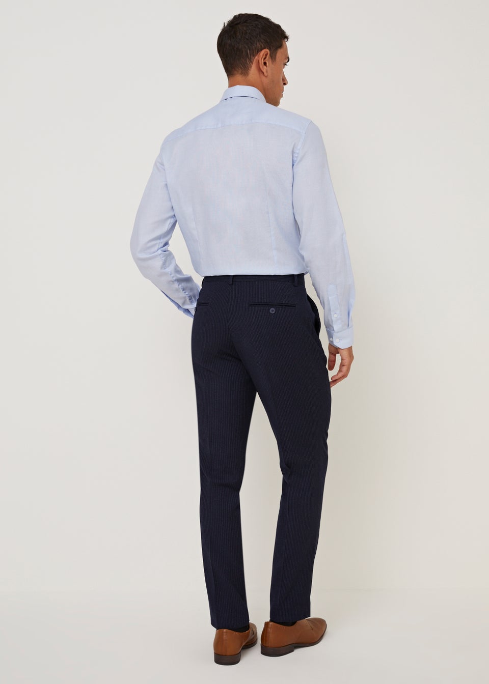 Taylor & Wright Milne Navy Skinny Fit Suit Trousers