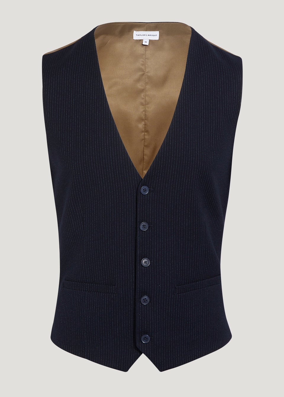 Taylor & Wright Milne Navy Skinny Fit Suit Waistcoat