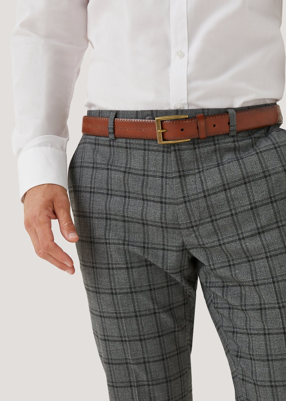 Taylor & Wright Watts Grey Skinny Fit Suit Trousers