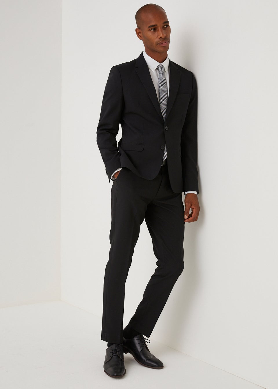 Taylor & Wright Panama Black Skinny Fit Suit Jacket - Matalan