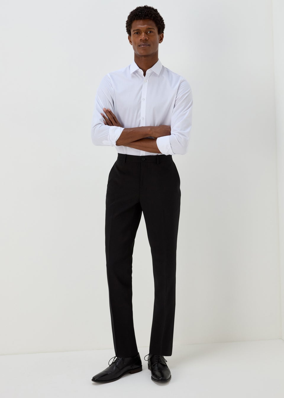Taylor & Wright Panama Black Skinny Fit Suit Trousers - Matalan