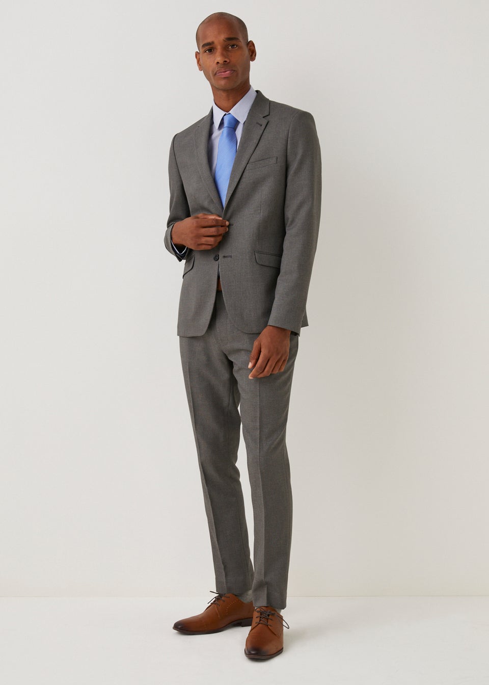 Taylor Wright Austen Charcoal Skinny Fit Suit Jacket