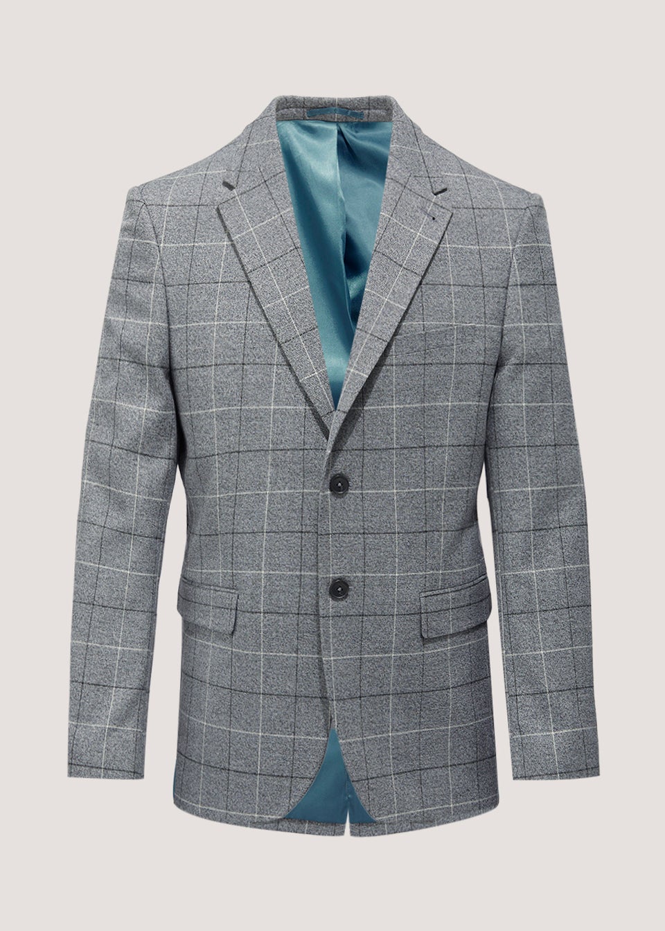 Taylor & Wright Grey Check Tailored Fit Suit Jacket