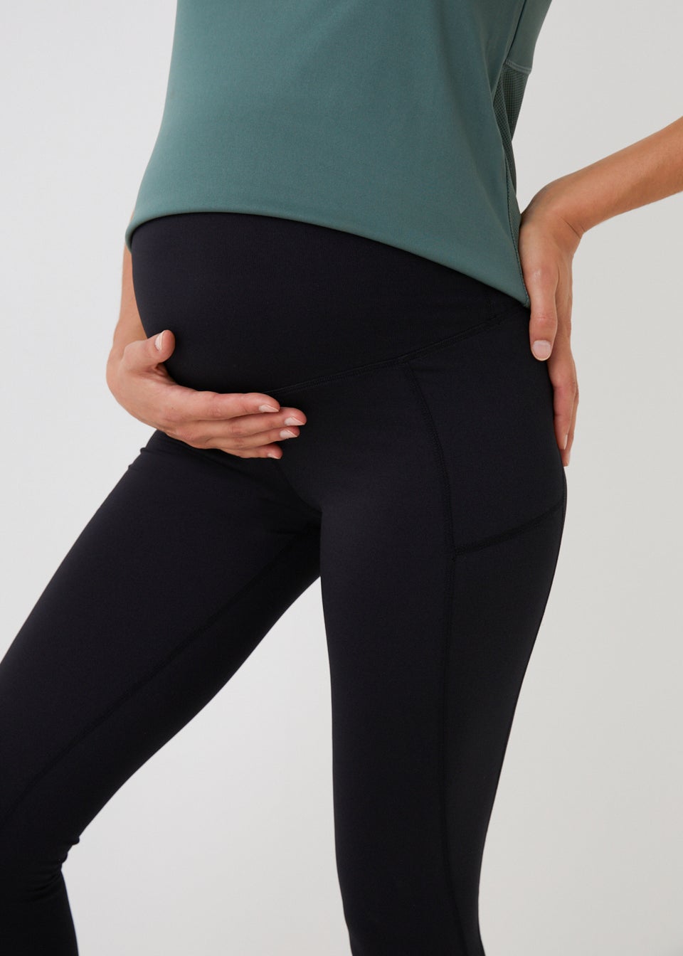 Souluxe Maternity Black Sports Leggings Matalan