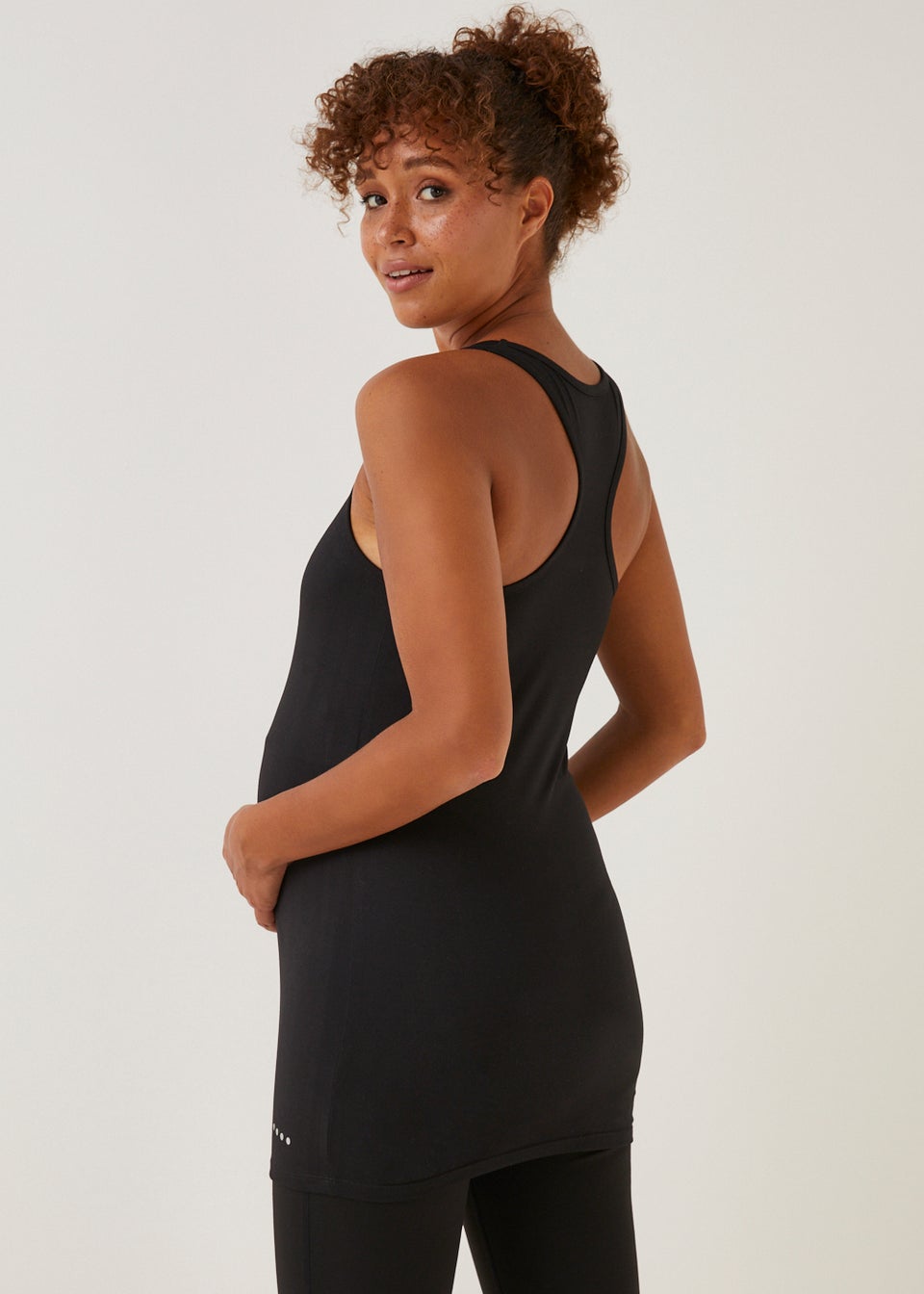 Souluxe Maternity Black Sports Vest Top