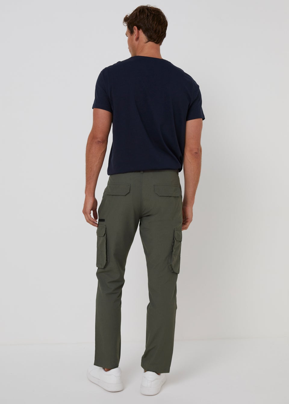 Green Belted Utility Cargo Trousers