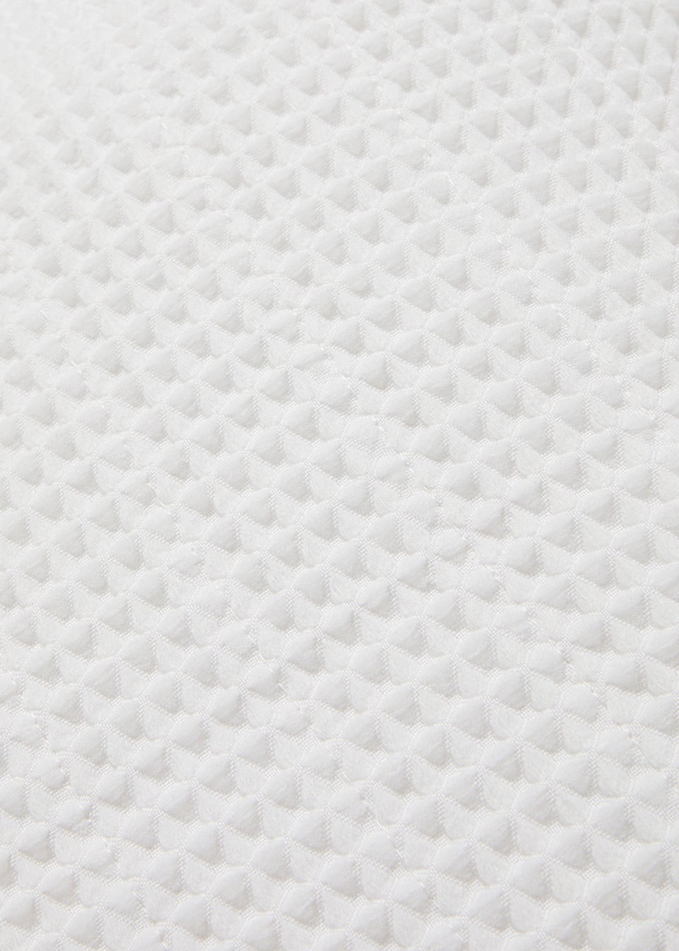 White Ribbed Waffle Cushion (55cm x 55cm)