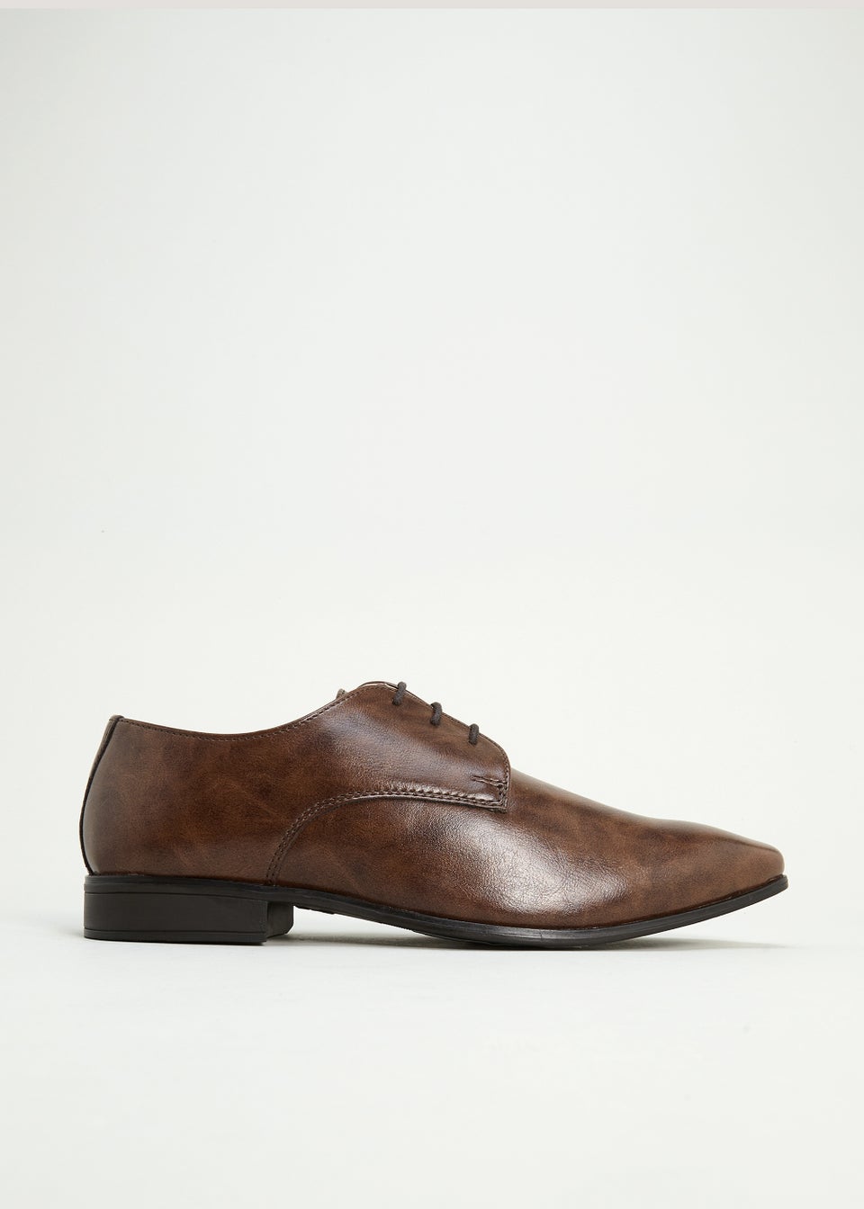Brown Derby Shoes - Matalan
