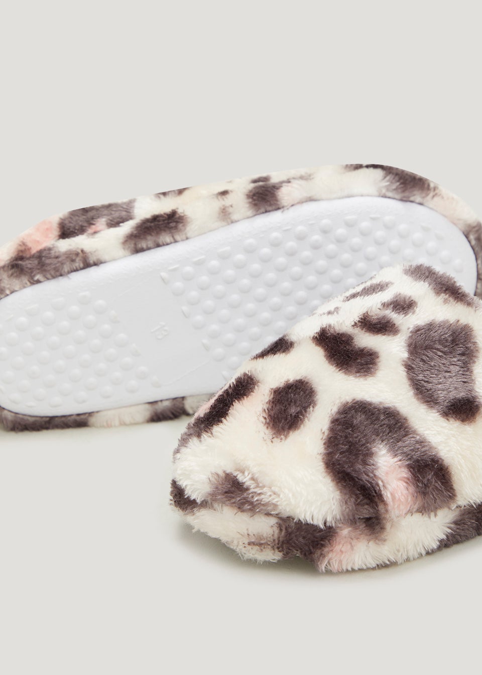 Girls leopard print slippers shop