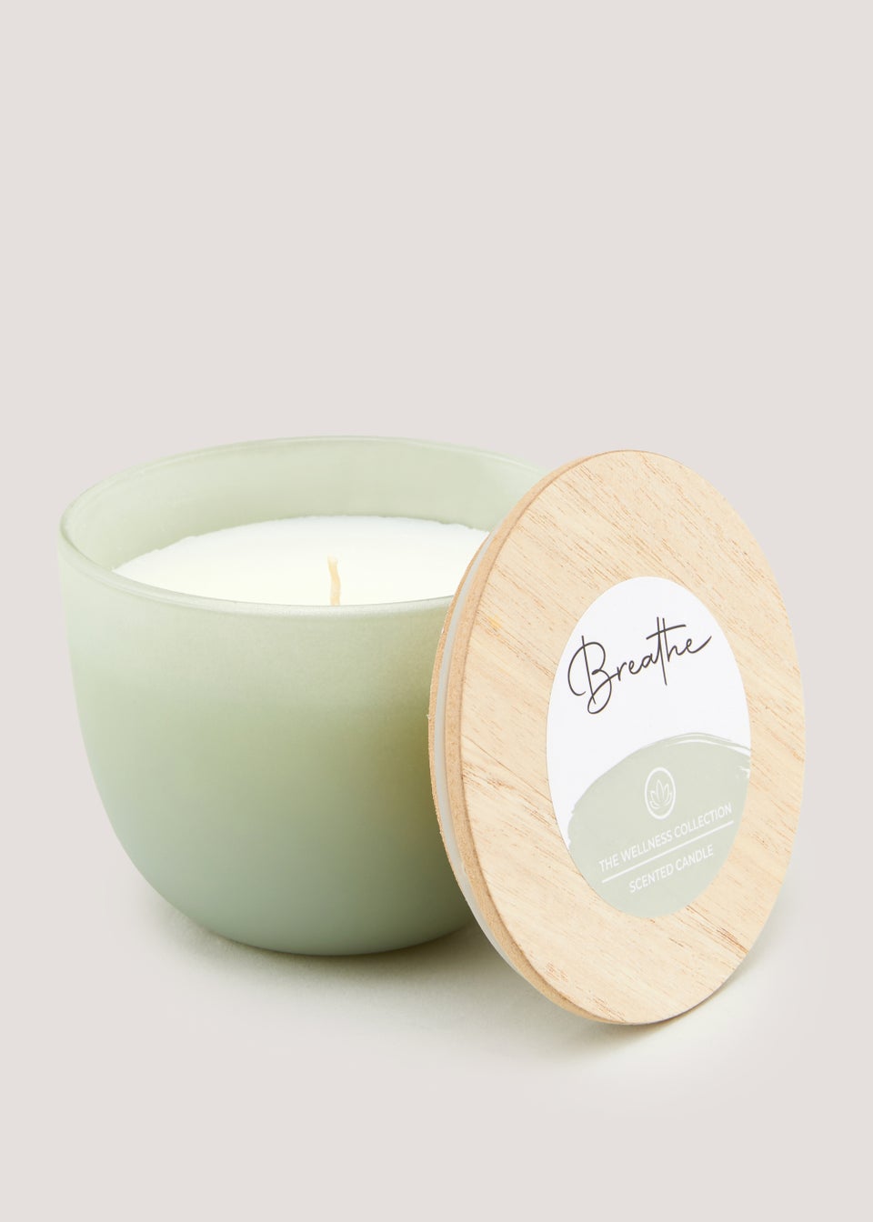 Breathe Wood Lid Candle (11cm x 8.5cm)