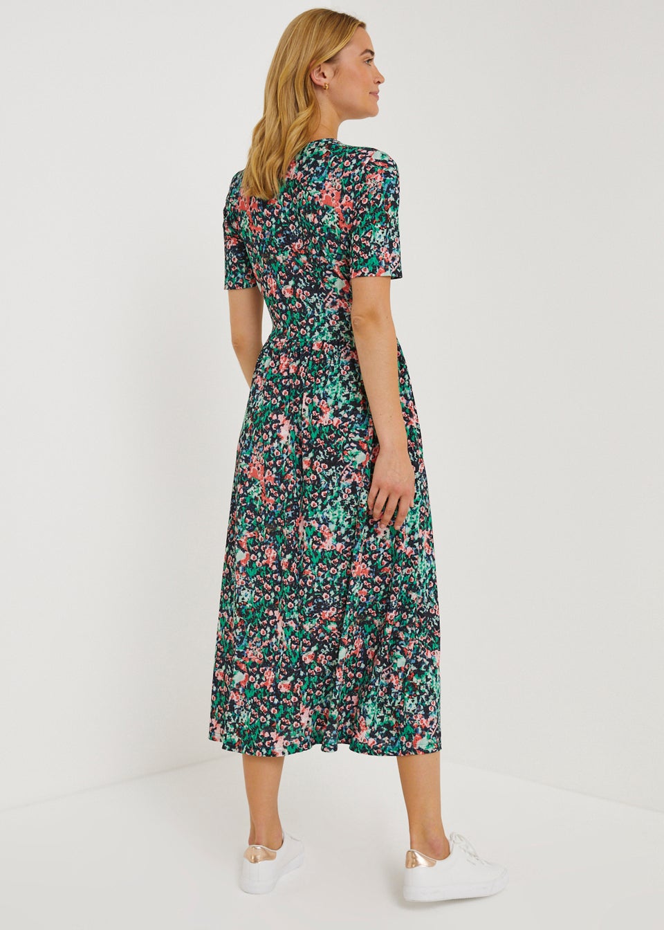JDY Svan Black Floral Maxi Dress