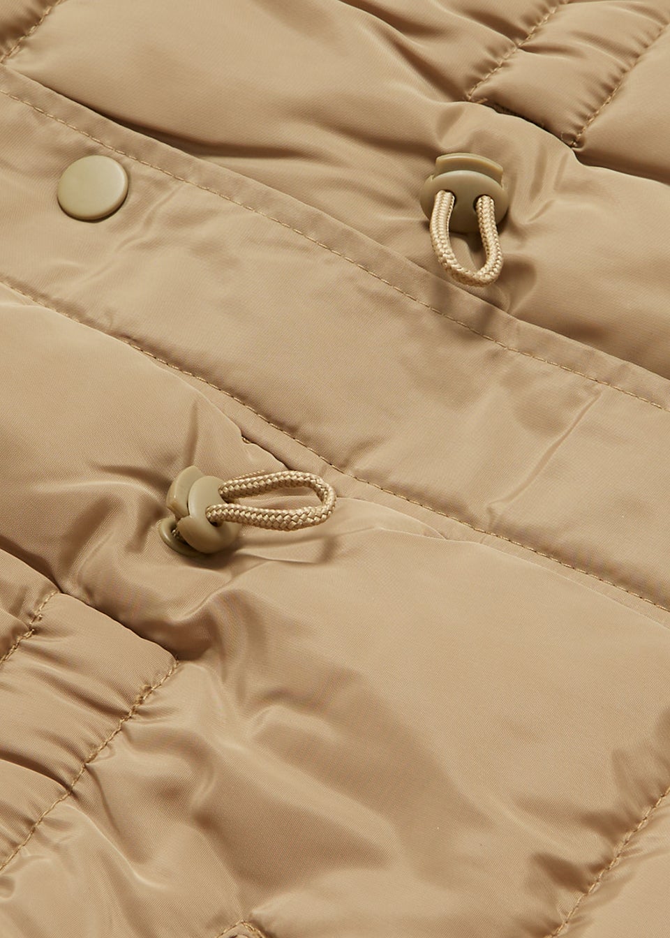 Girls Candy Couture Olive Longline Gilet (9-16yrs)