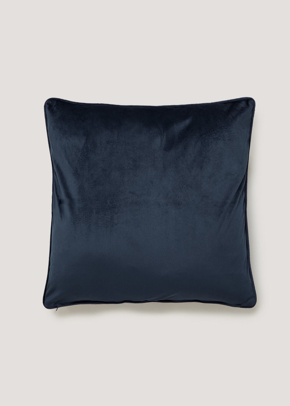Navy Large Velvet Cushion (55cm x 55cm)