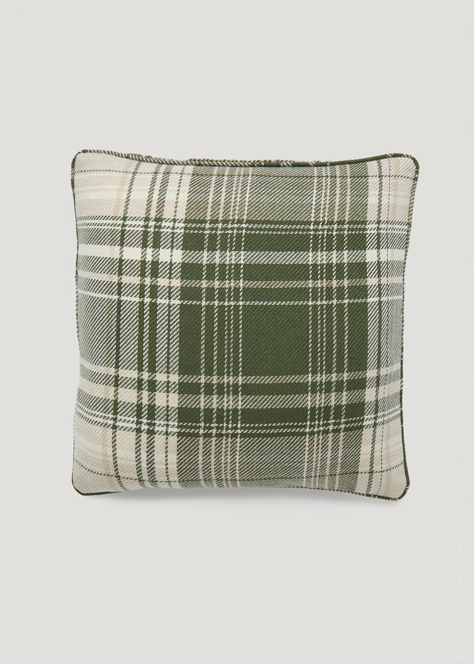 Green Check Cushion (50cm x 50cm)