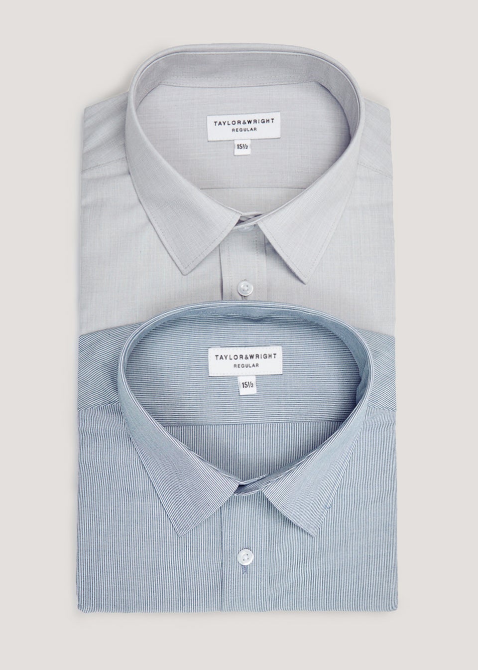 Taylor & Wright 2 Pack Regular Fit Shirts