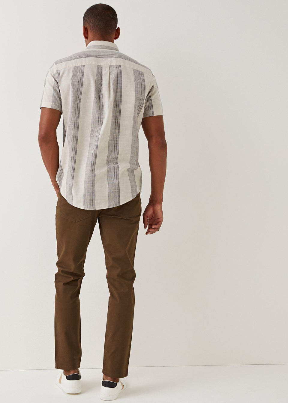 Brown Slim Fit Soft Touch Jeans