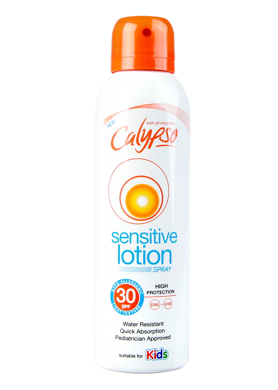 Calypso Sensitive Lotion Sun Cream Spray SPF 30 Matalan