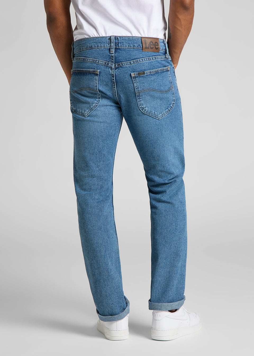 Lee Mid Wash Slim Fit Jeans - Matalan