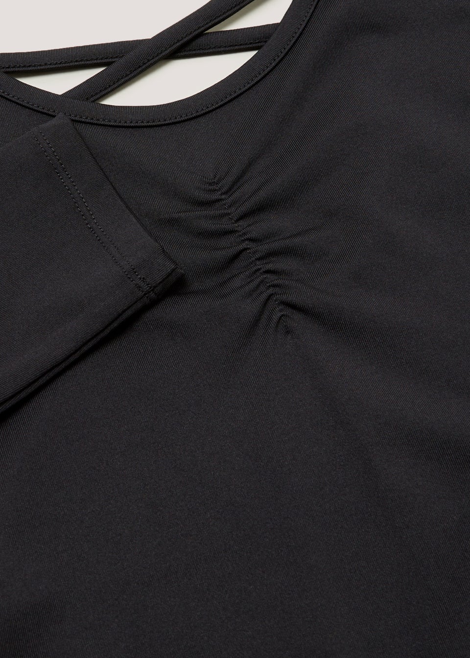Girls Souluxe Black Leotard (4-13yrs)