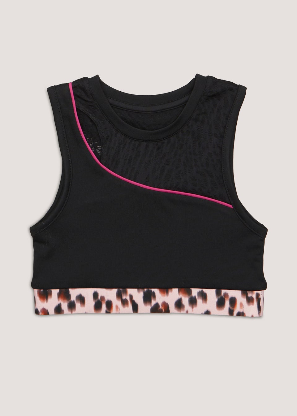 Souluxe Pink Sports Bra Top Size M