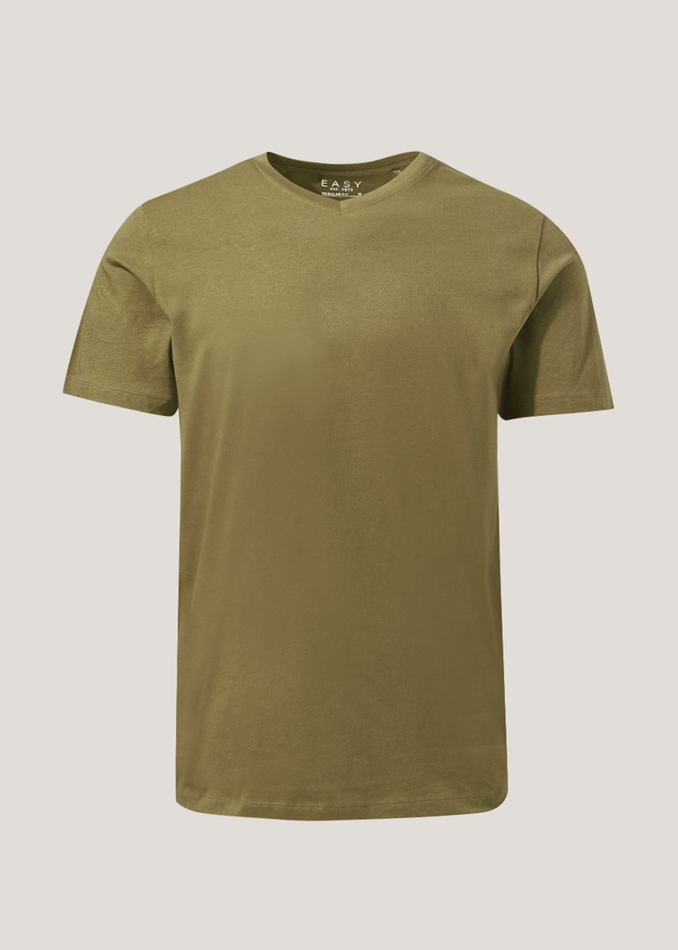 Khaki Essential V-Neck T-Shirt