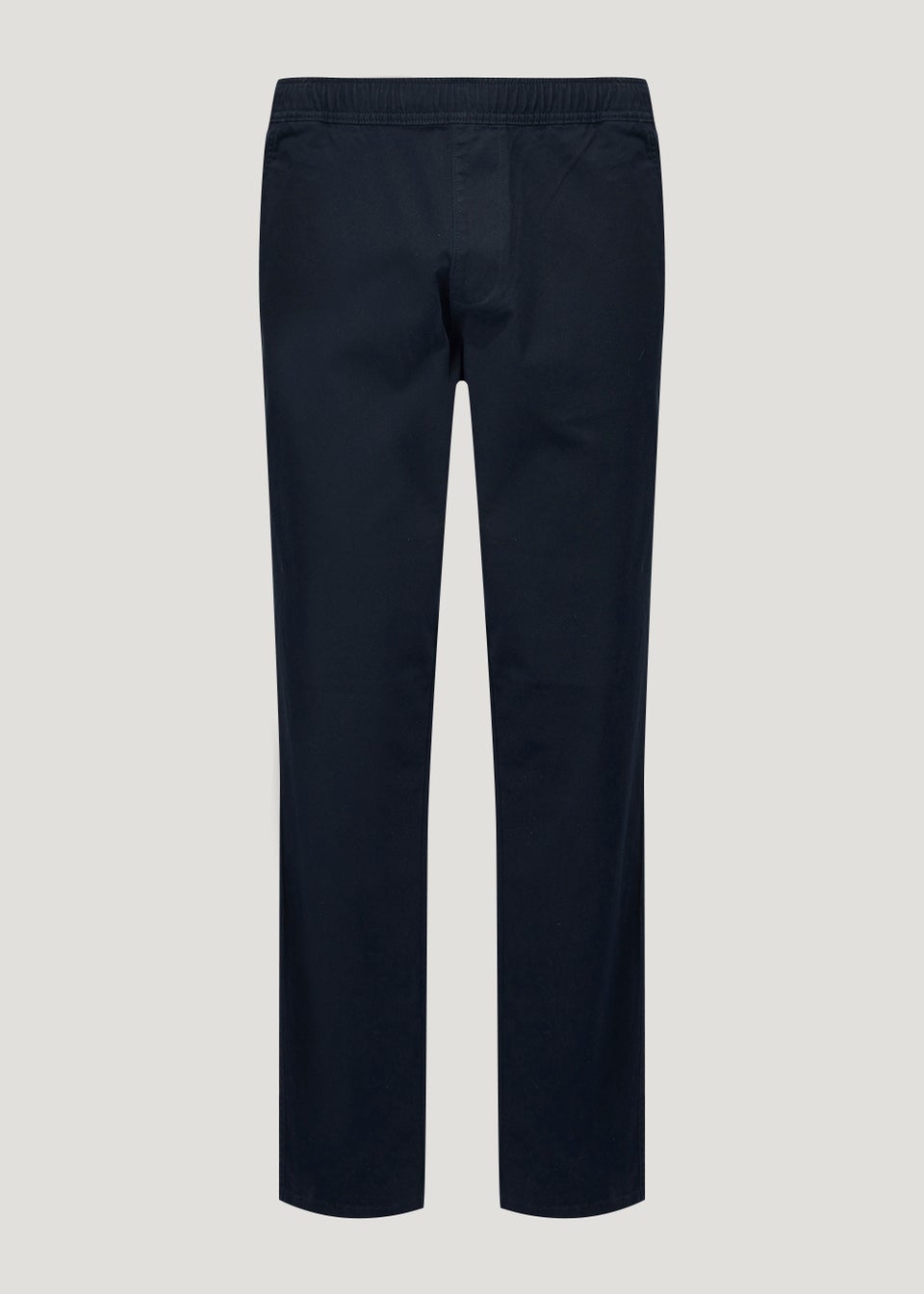 Navy Full Elasticated Chinos