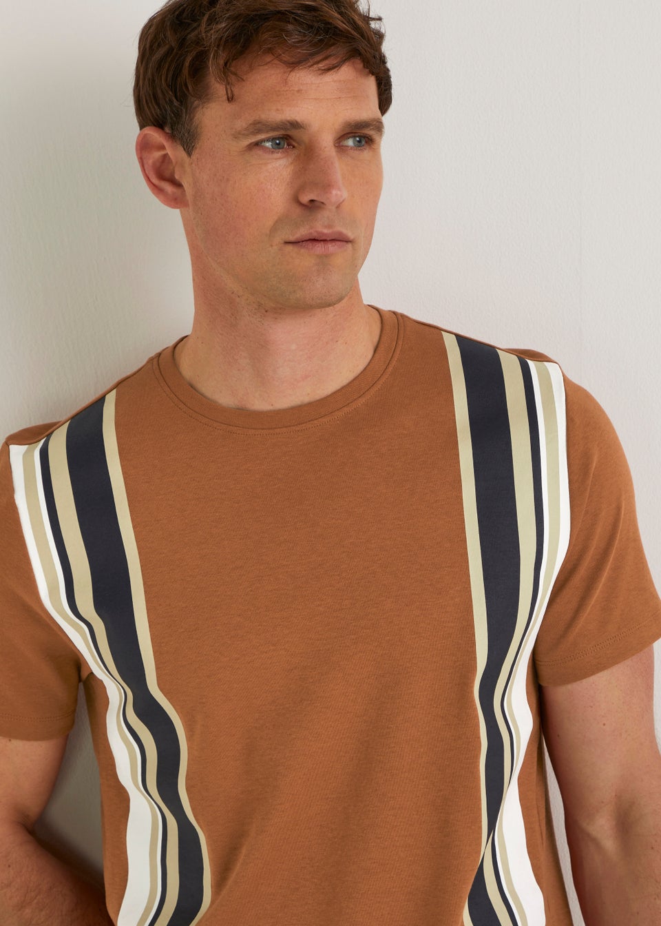 Orange Stripe TShirt Matalan