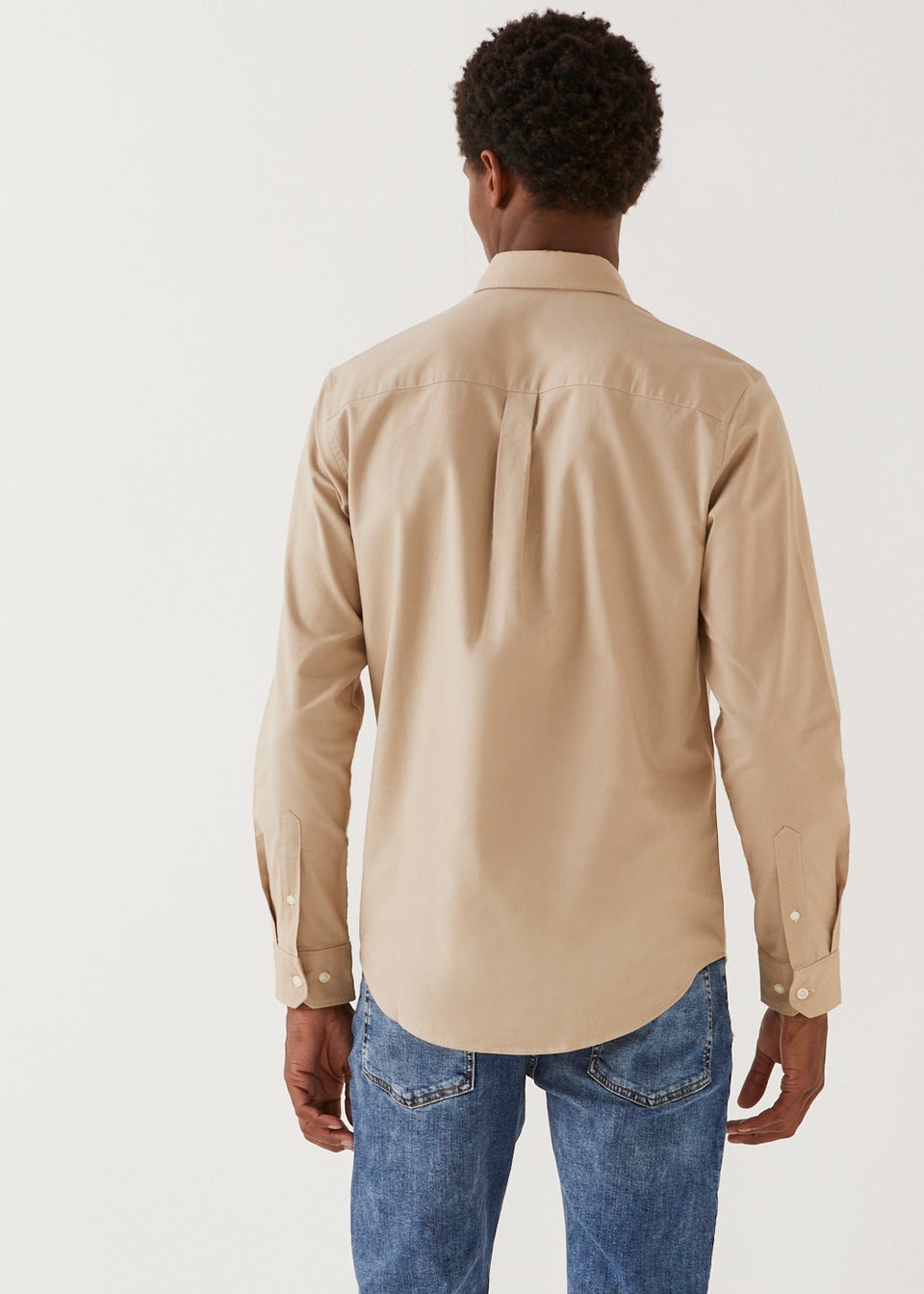 Stone Oxford Shirt