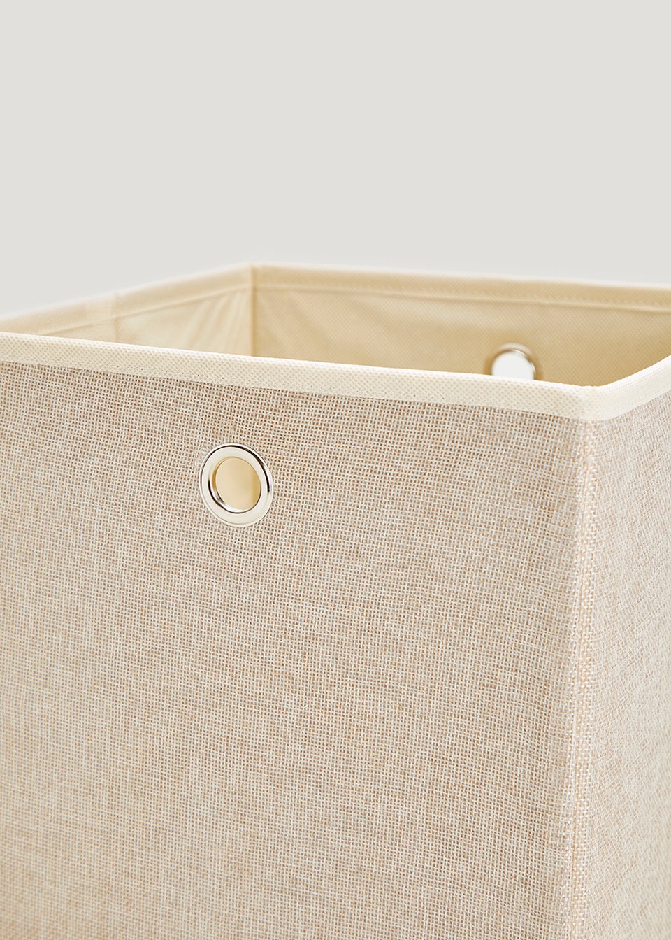 Natural Foldable Storage Box (27cm x 27cm x 27cm)