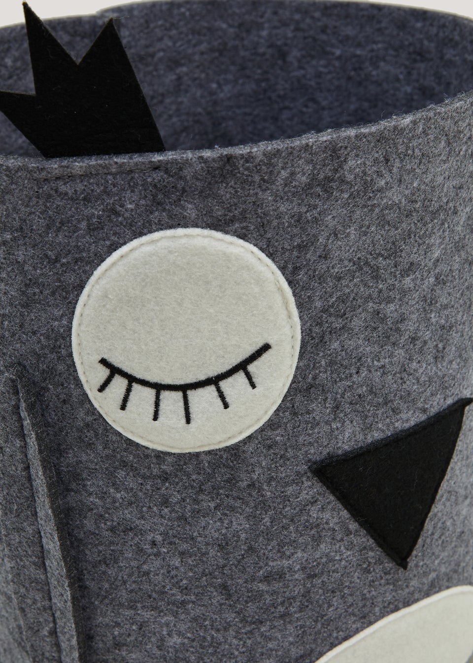 Small Owl Felt Storage Basket (25cm x 25cm x 25cm)