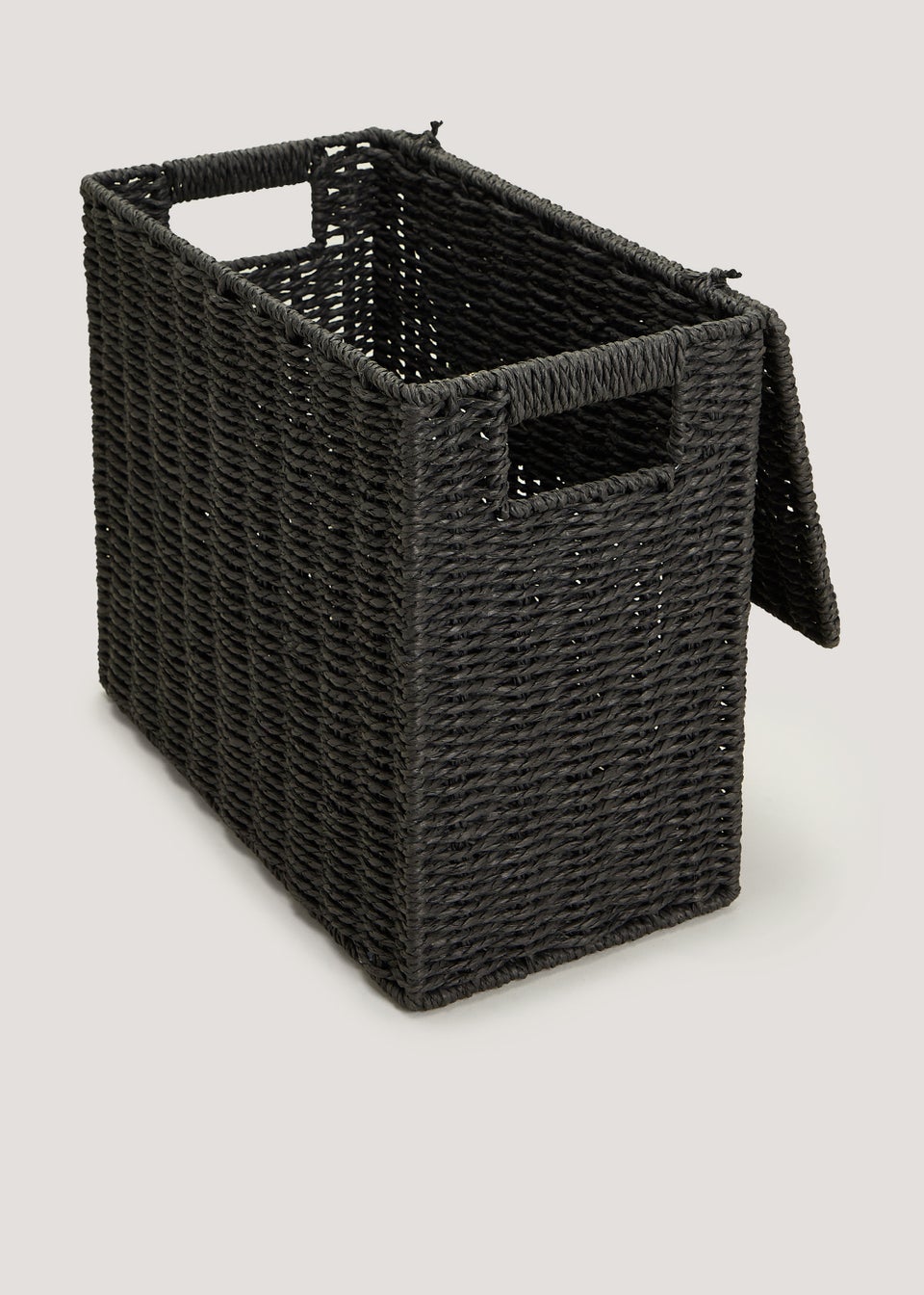 Black Narrow Toilet Storage Unit (35cm x 18cm x 30cm)