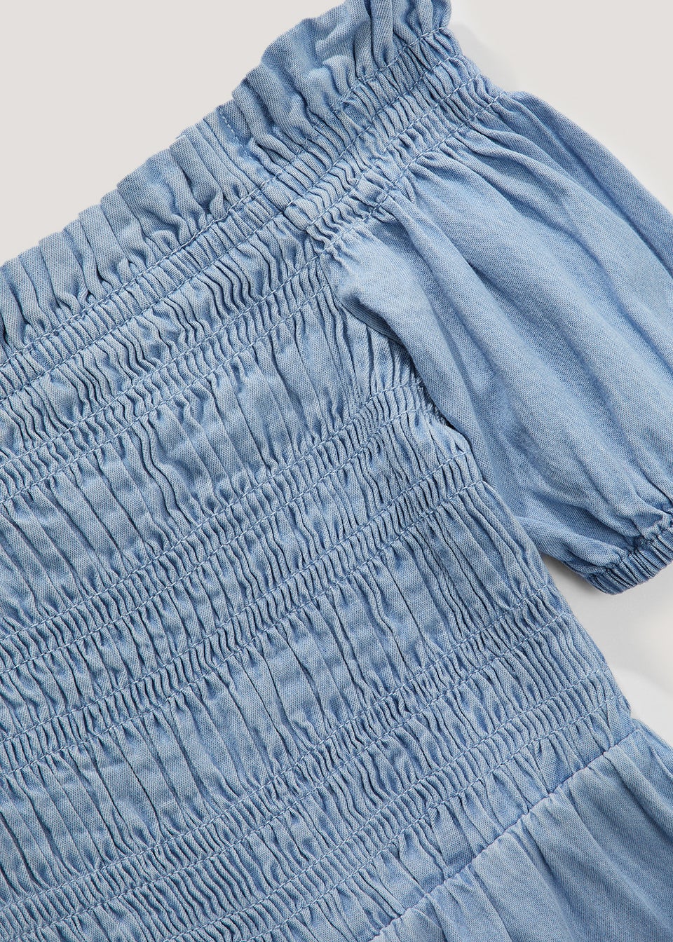 Girls Blue Denim Jumpsuit (4-13yrs)