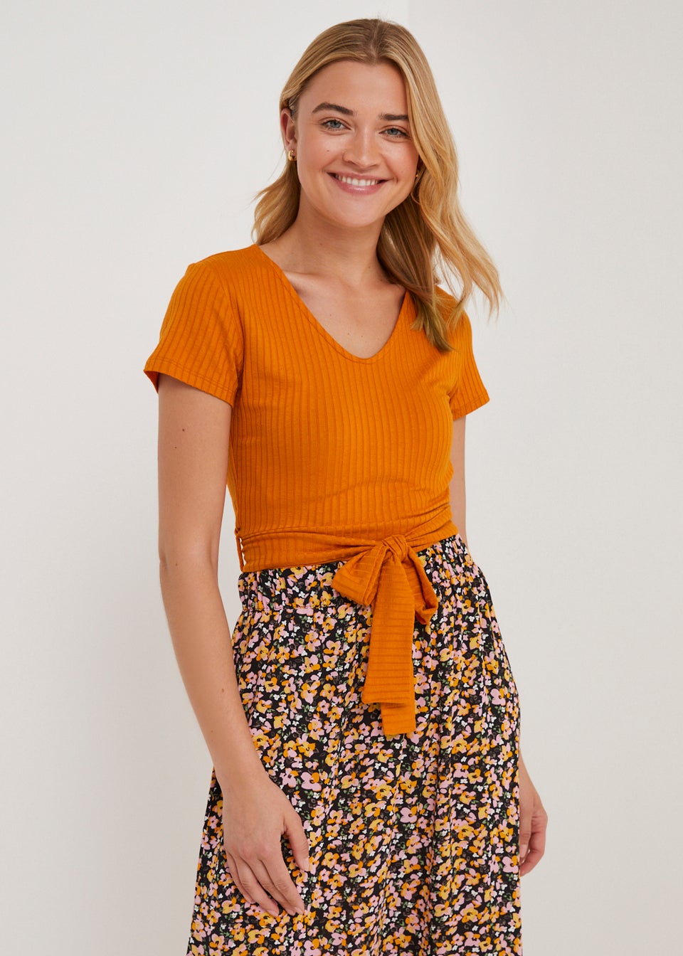 JDY Fransika Orange Top