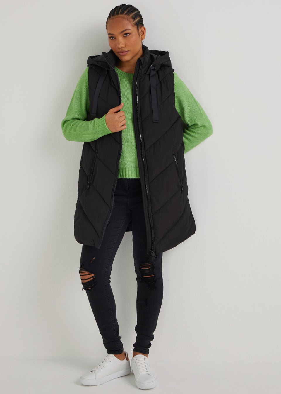 JDY Skylar Black Waistcoat