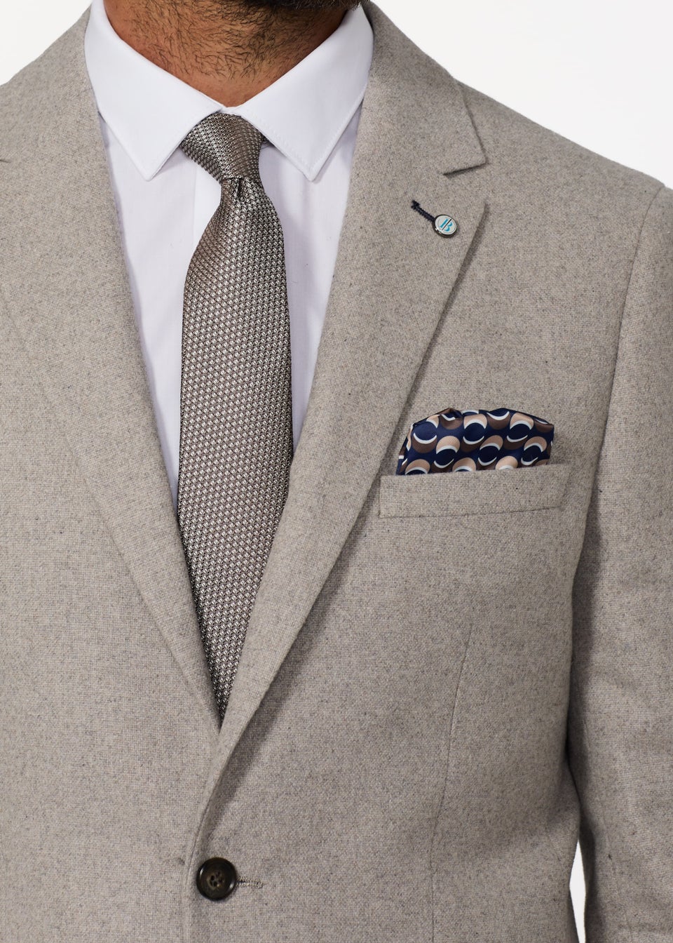 Broken Stitch Mink Hemingway Suit Jacket