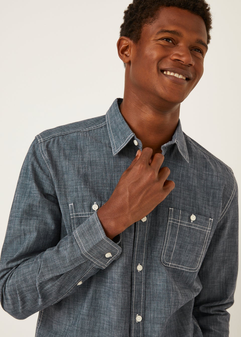 Gap chambray shirt online
