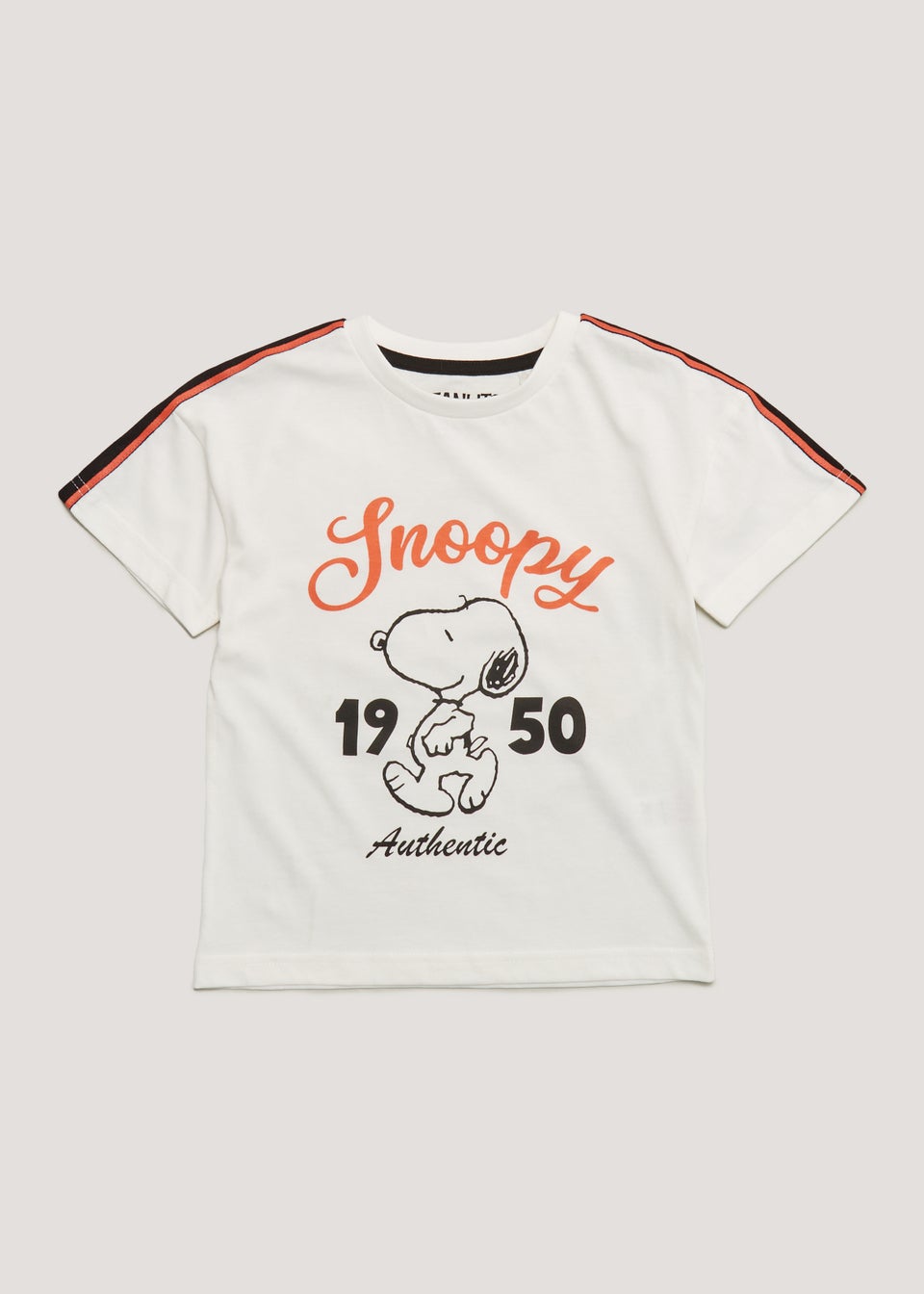 Kids White Snoopy Print T-Shirt (9mths-5yrs)