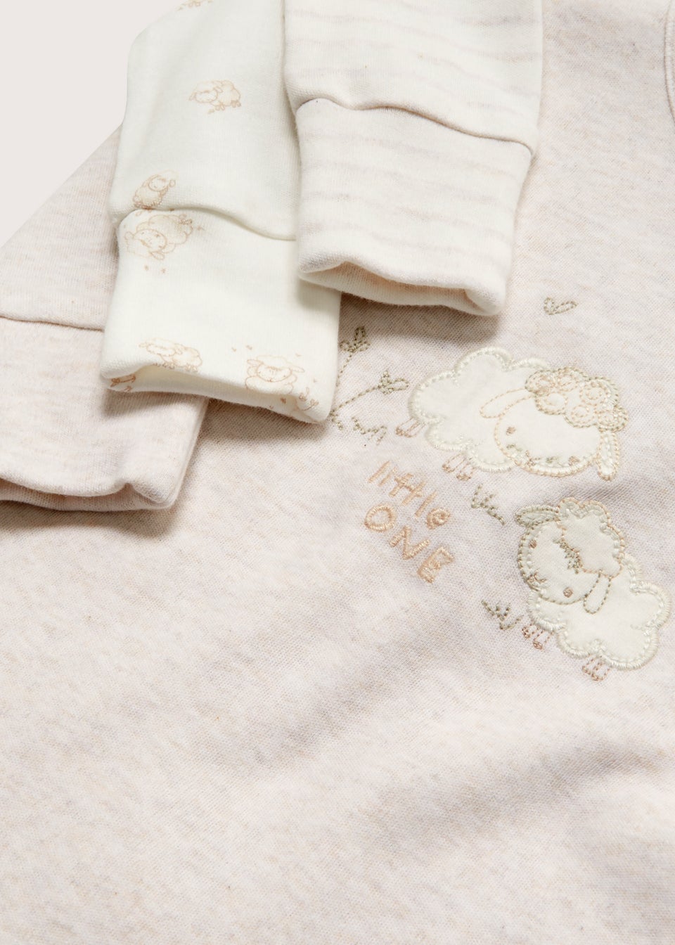 Baby 3 Pack Print Sleepsuits (Tiny Baby-18mths)