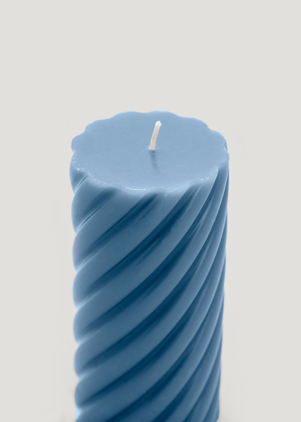Blue Large Pillar Candle (18cm)