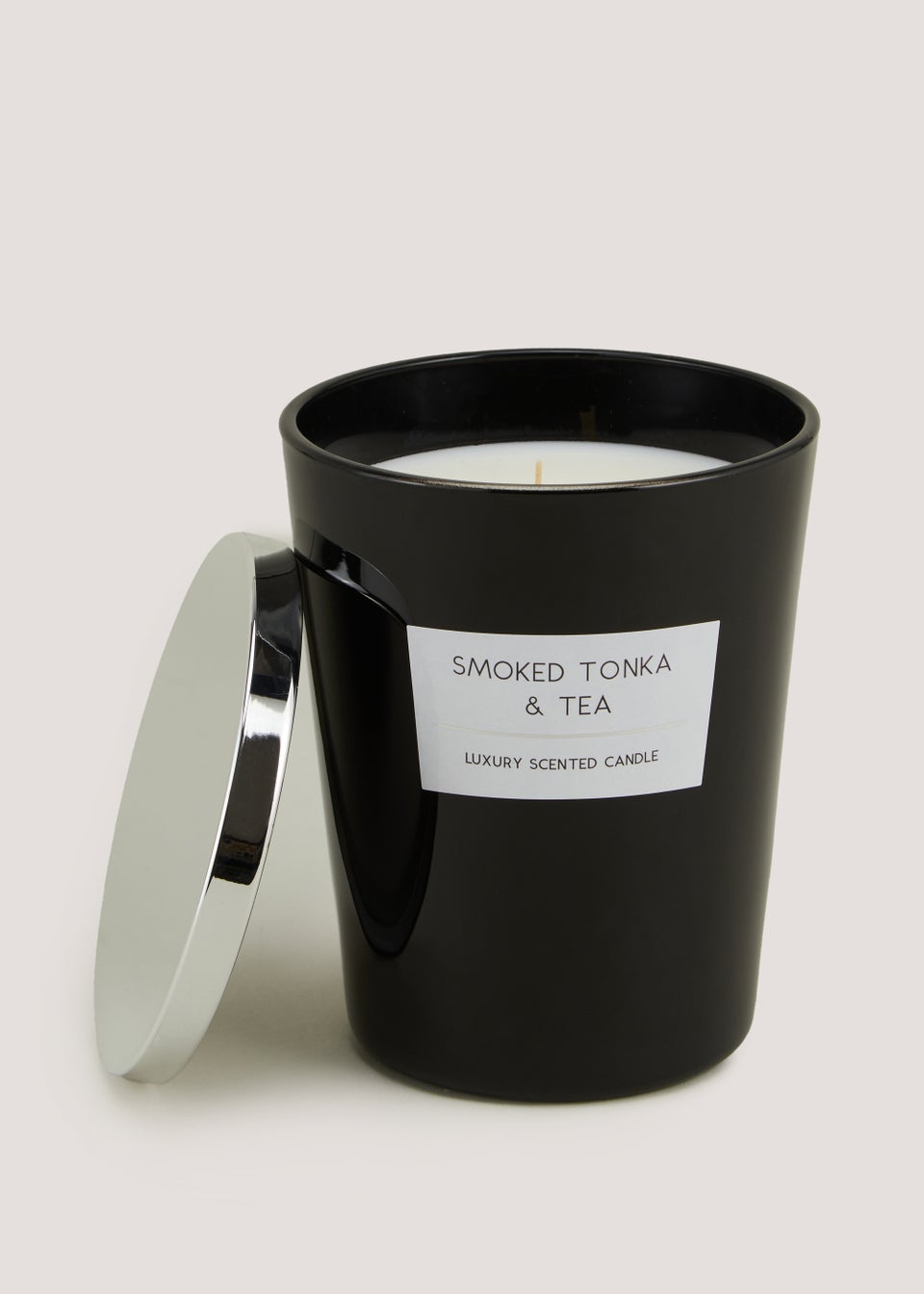 Smoked Tonka & Tea Luxury Scented Candle (16cm x 14cm)