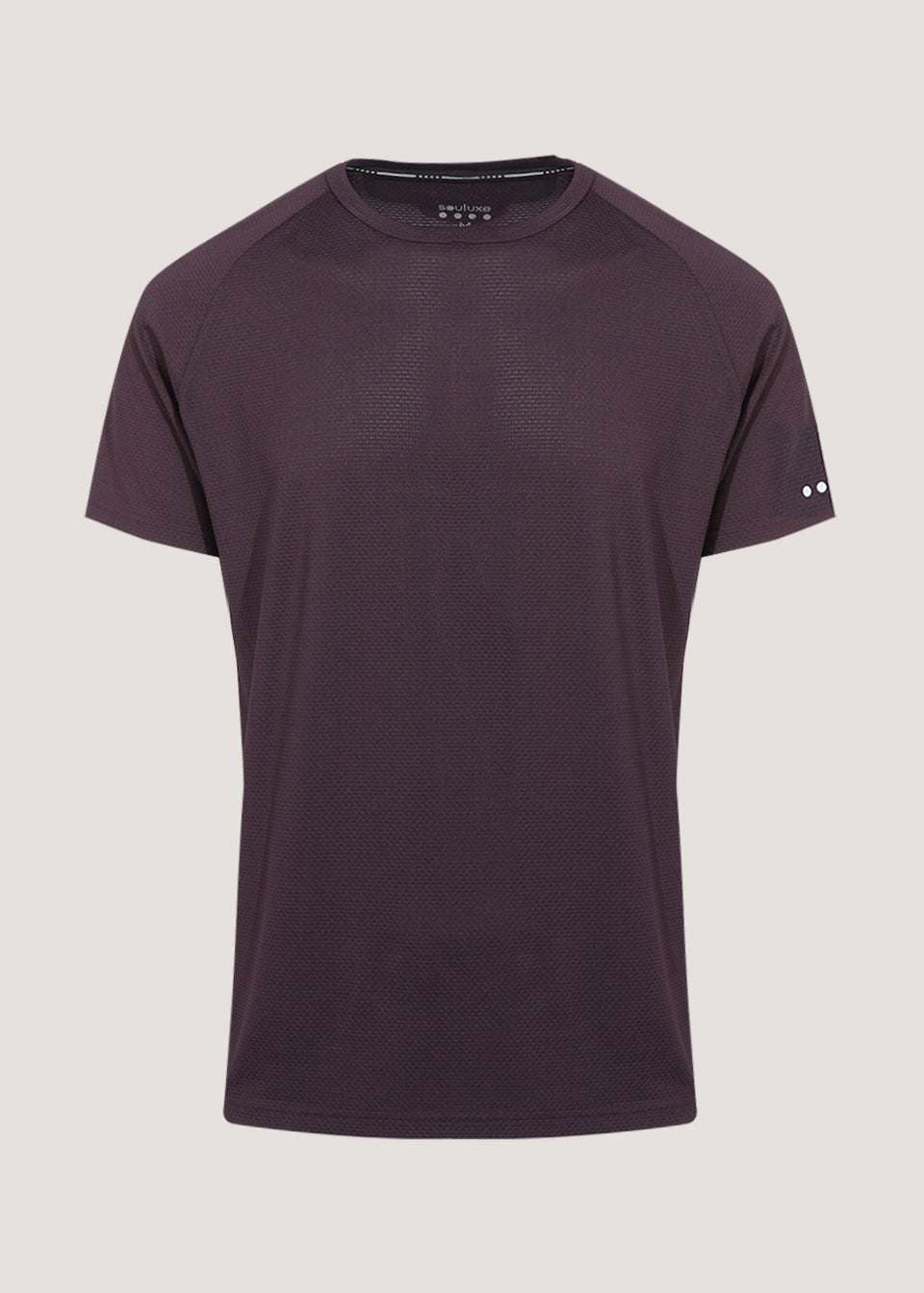 Souluxe Purple Textured Sports T Shirt Matalan